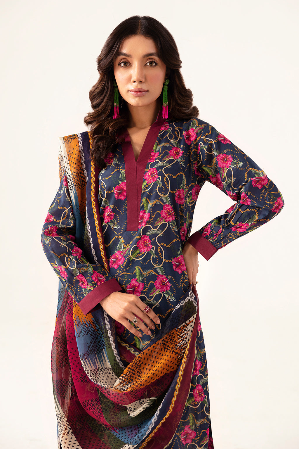 Ramsha | Pinted Lawn | RP-101 by Ramsha - Designer Dress - Type: Ladies Clothes - Available at Libayah - 100% Original