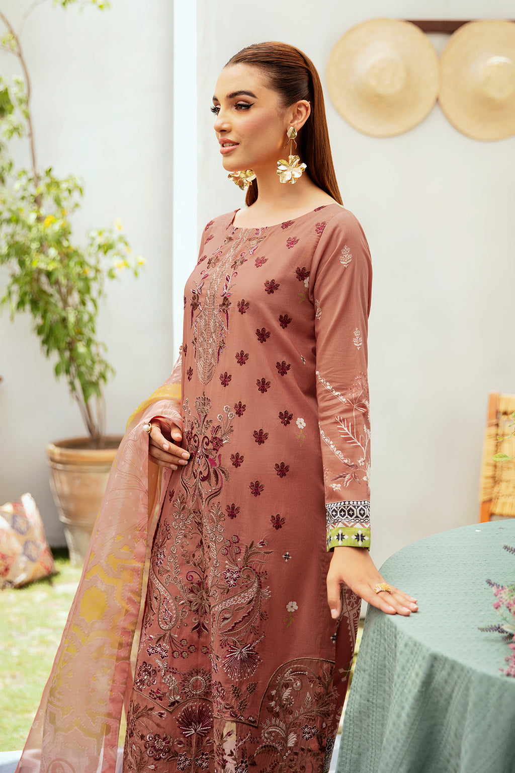 Ramsha | Luxury Lawn 24 | L-1212 by Ramsha - Designer Dress - Type: Ladies Clothes - Available at Libayah - 100% Original