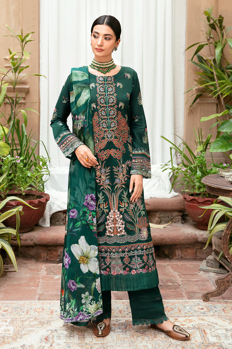 Ramsha | Mashaal Luxury Lawn | L-801 by Ramsha - Designer Dress - Type: Ladies Clothes - Available at Libayah - 100% Original