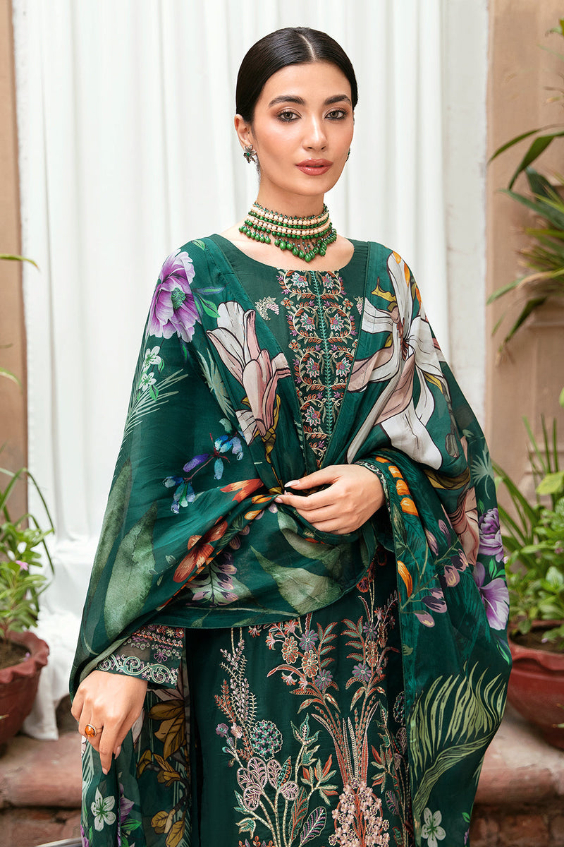 Ramsha | Mashaal Luxury Lawn | L-801 by Ramsha - Designer Dress - Type: Ladies Clothes - Available at Libayah - 100% Original