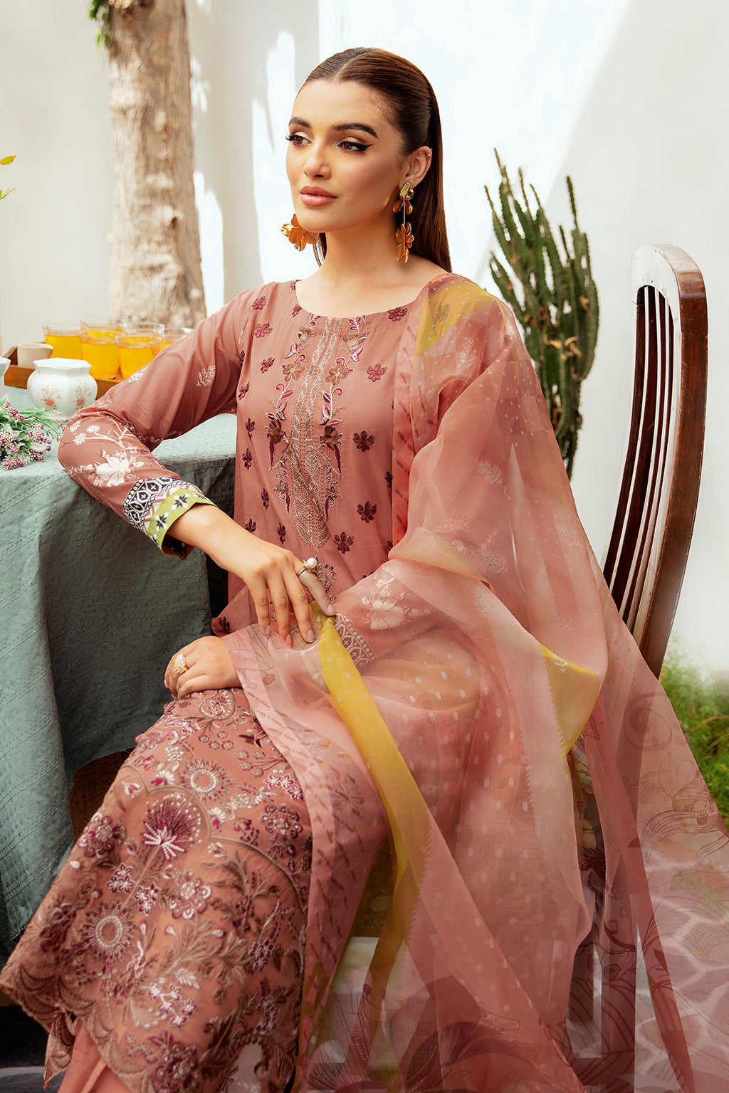 Ramsha | Luxury Lawn 24 | L-1212 by Ramsha - Designer Dress - Type: Ladies Clothes - Available at Libayah - 100% Original