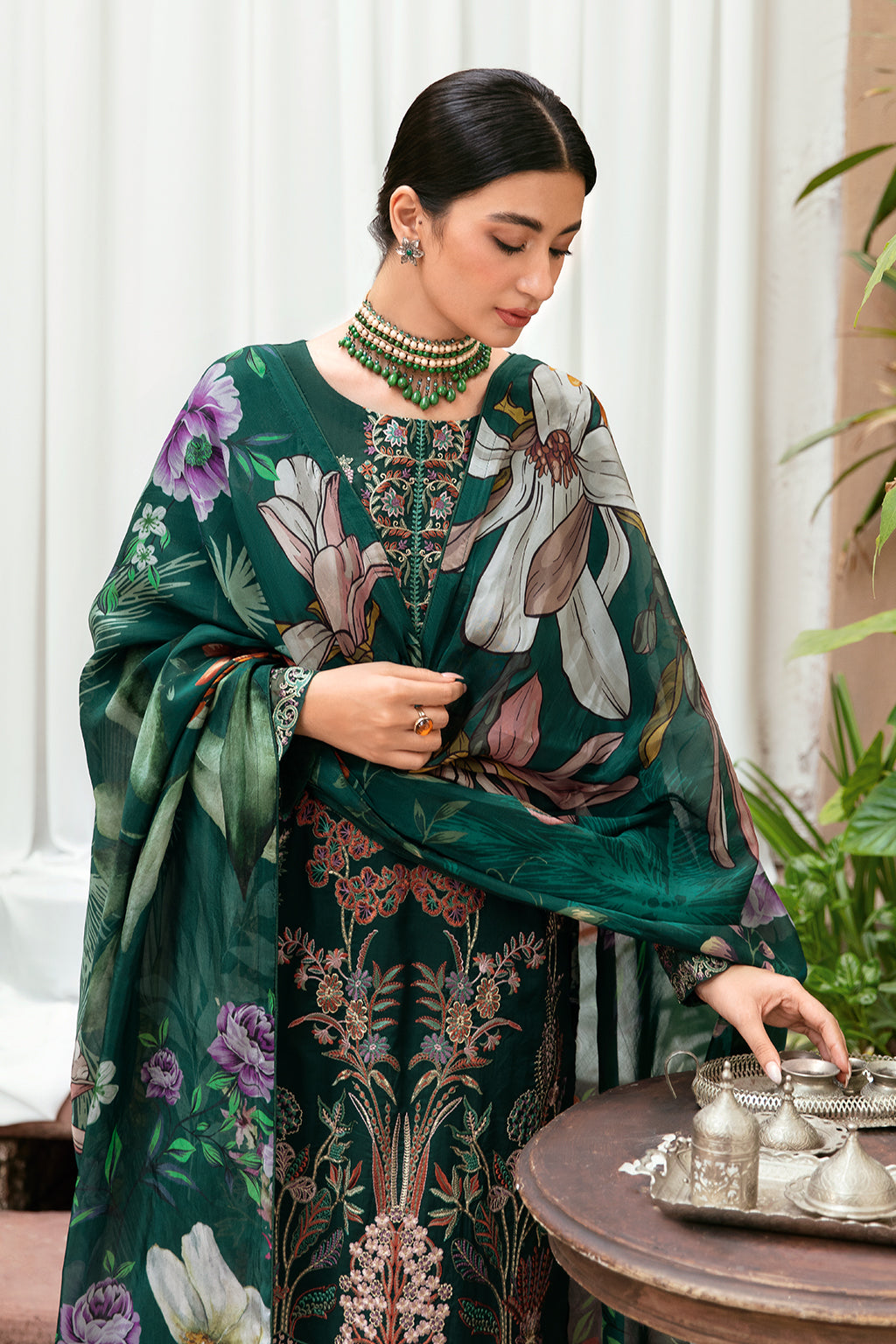 Ramsha | Mashaal Luxury Lawn | L-801 by Ramsha - Designer Dress - Type: Ladies Clothes - Available at Libayah - 100% Original