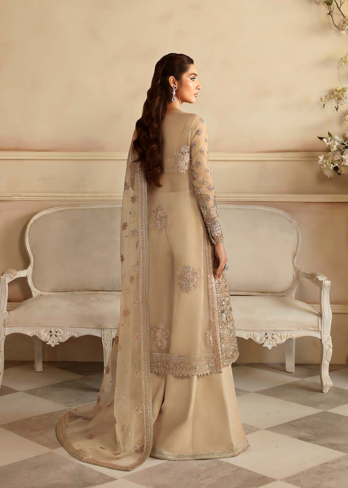 Akbar Aslam | Aleia Luxury Formals | Nacar by Akbar Aslam - Designer Dress - Type: Bridal - Available at Libayah - 100% Original