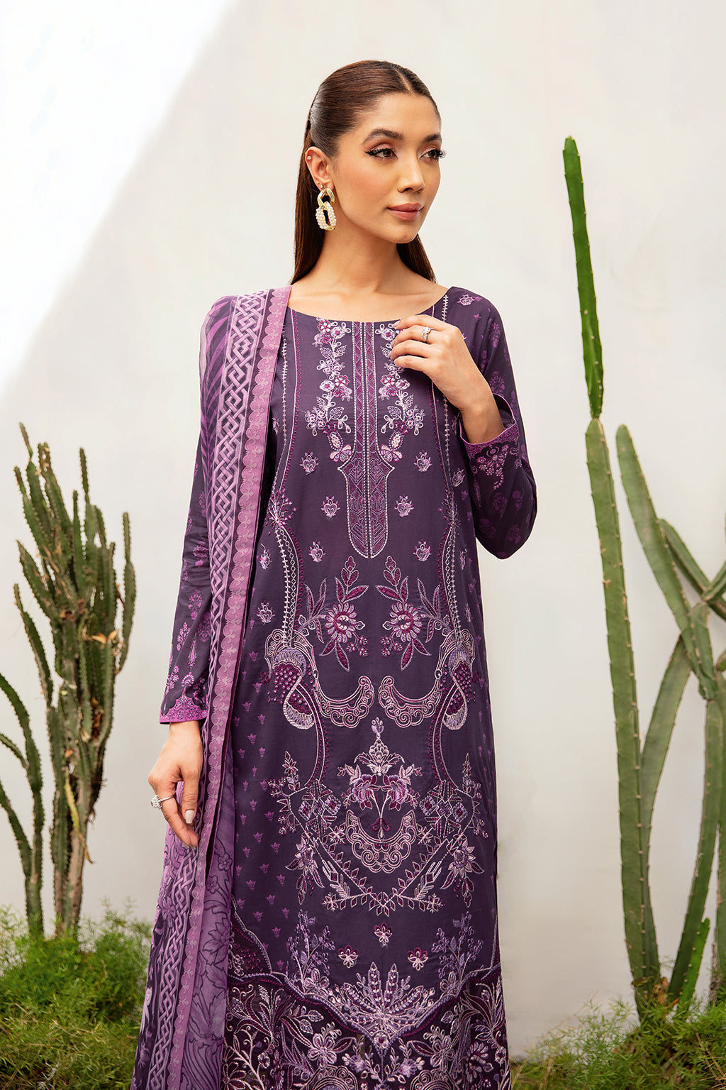 Ramsha | Luxury Lawn 24 | L-1209 by Ramsha - Designer Dress - Type: Ladies Clothes - Available at Libayah - 100% Original