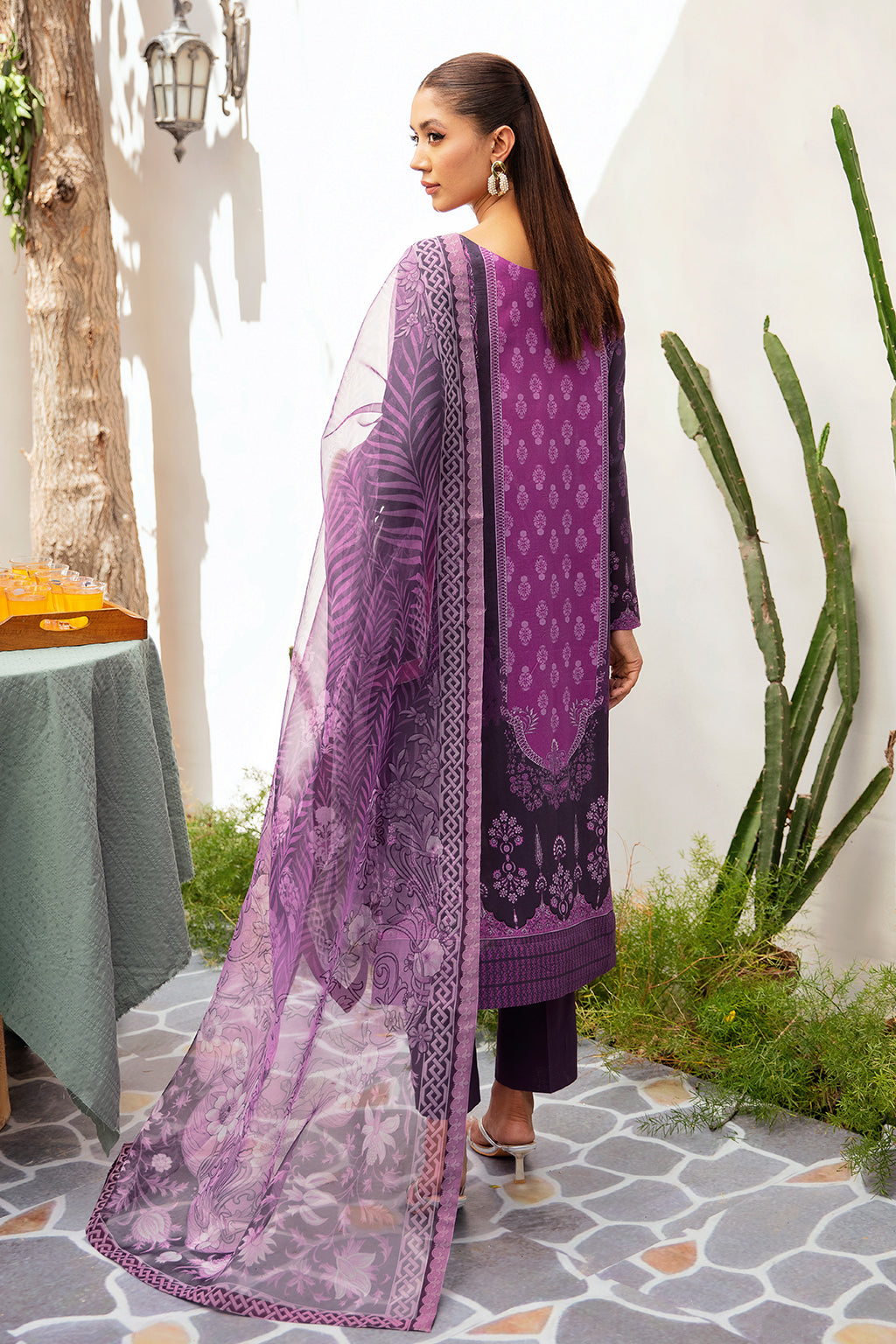 Ramsha | Luxury Lawn 24 | L-1209 by Ramsha - Designer Dress - Type: Ladies Clothes - Available at Libayah - 100% Original