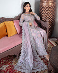 Gulaal | Wedding Formals | NAAZ EMBROIDERED NET 3-PIECE SUIT WS-09 by Gulaal - Designer Dress - Type: Ladies Clothes - Available at Libayah - 100% Original