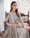 Gulaal | Wedding Formals | Gulnoor Embroidered Net 3-Piece Suit WS-18 by Gulaal - Designer Dress - Type: Ladies Clothes - Available at Libayah - 100% Original