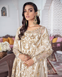 Gulaal | Wedding Formals | Shehnaz Embroidered Net 3-Piece Suit WS-11 by Gulaal - Designer Dress - Type: Ladies Clothes - Available at Libayah - 100% Original