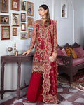 Gulaal | Wedding Formals | Tamanah Embroidered Net 3-Piece Suit WS-12 by Gulaal - Designer Dress - Type: Ladies Clothes - Available at Libayah - 100% Original