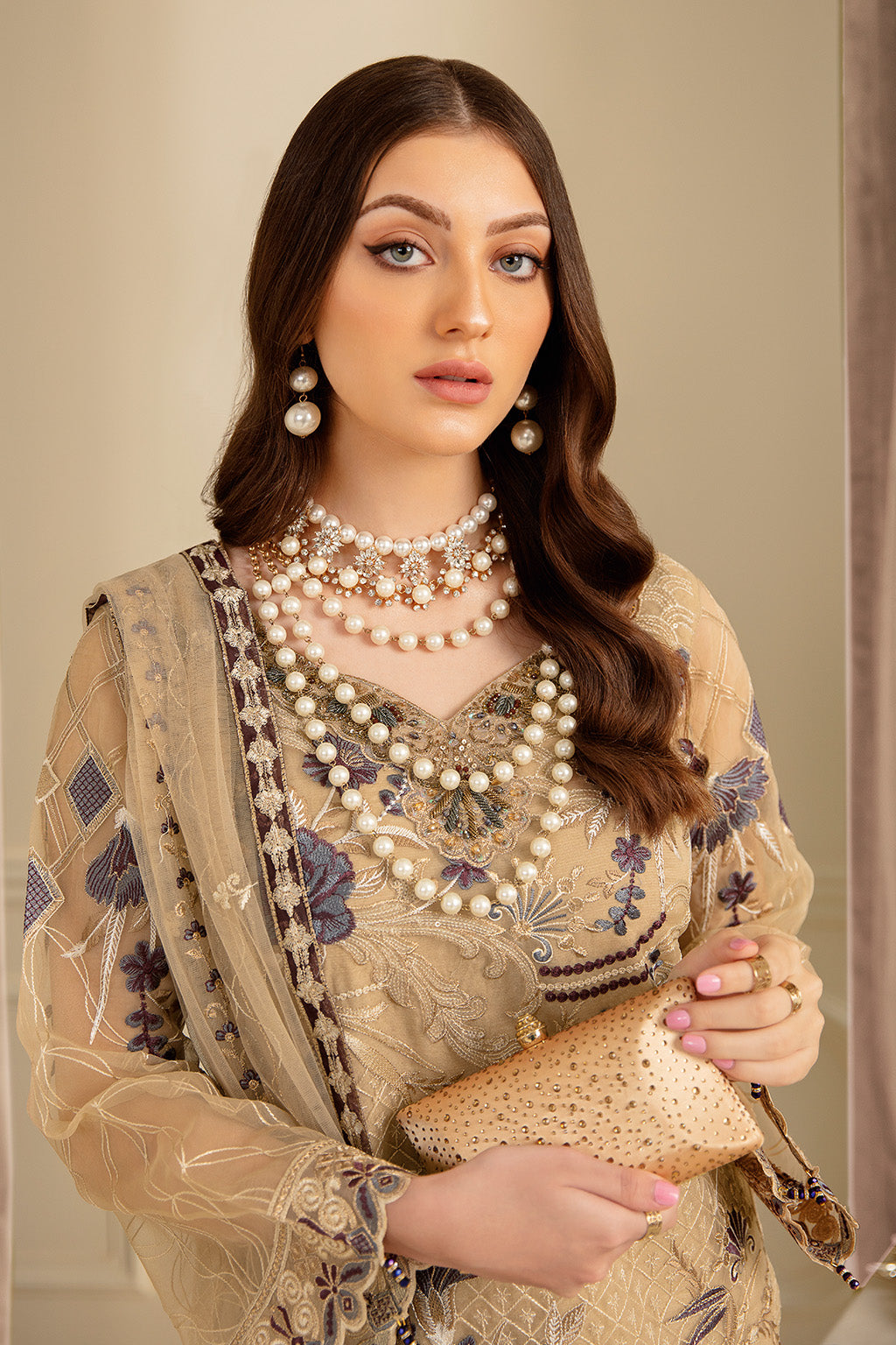 Ramsha | Minhal Organza Collection | M-702 by Ramsha - Designer Dress - Type: Ladies Clothes - Available at Libayah - 100% Original