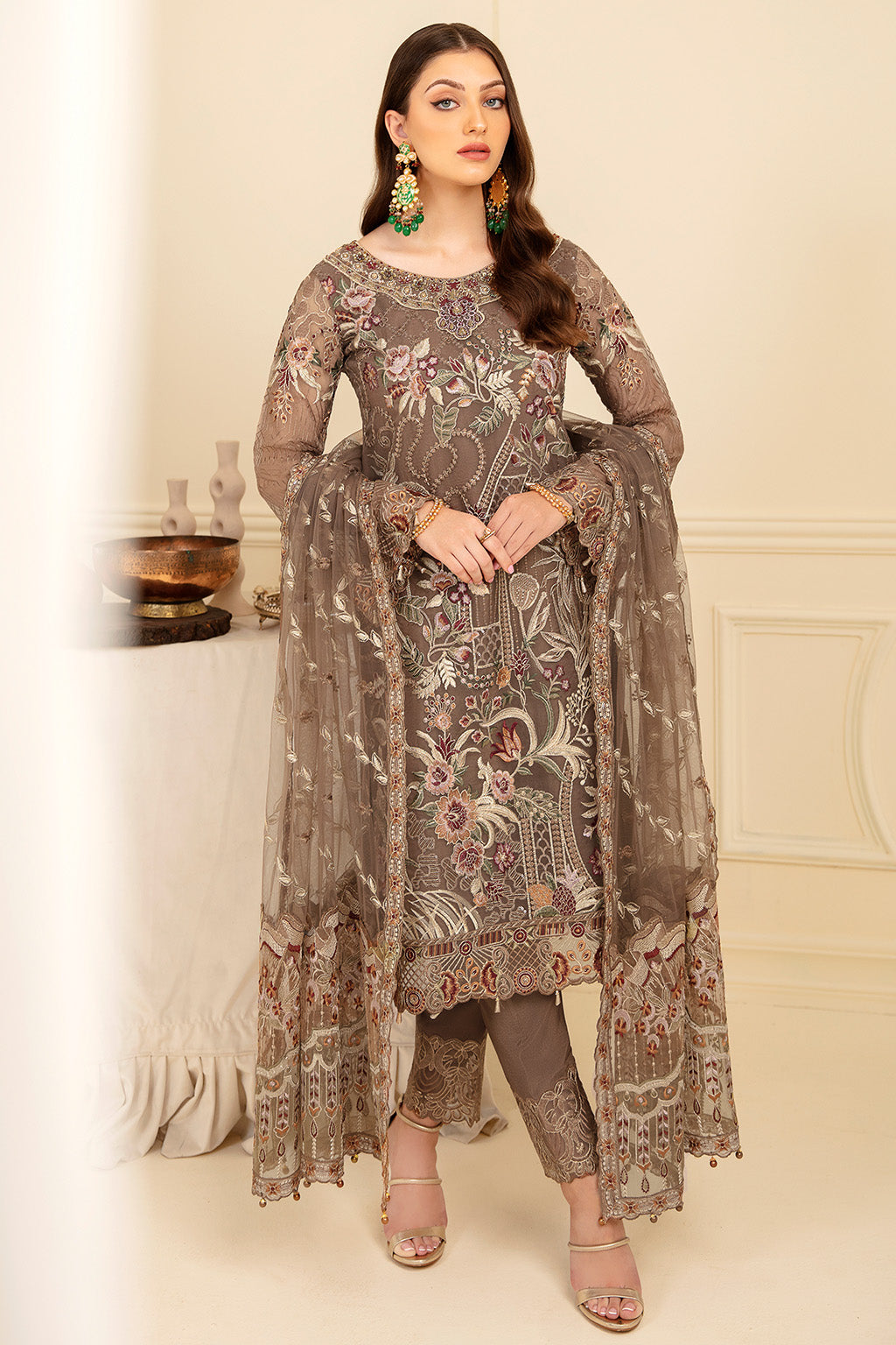 Ramsha | Minhal Organza Collection | M-710 by Ramsha - Designer Dress - Type: Ladies Clothes - Available at Libayah - 100% Original