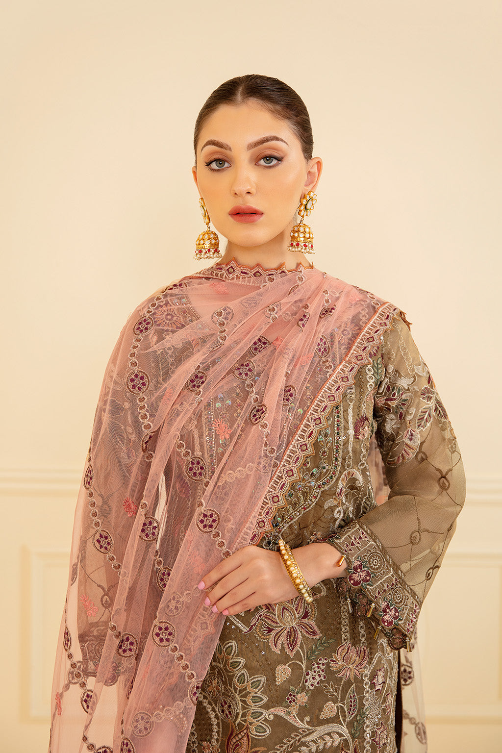 Ramsha | Minhal Organza Collection | M-705 by Ramsha - Designer Dress - Type: Ladies Clothes - Available at Libayah - 100% Original