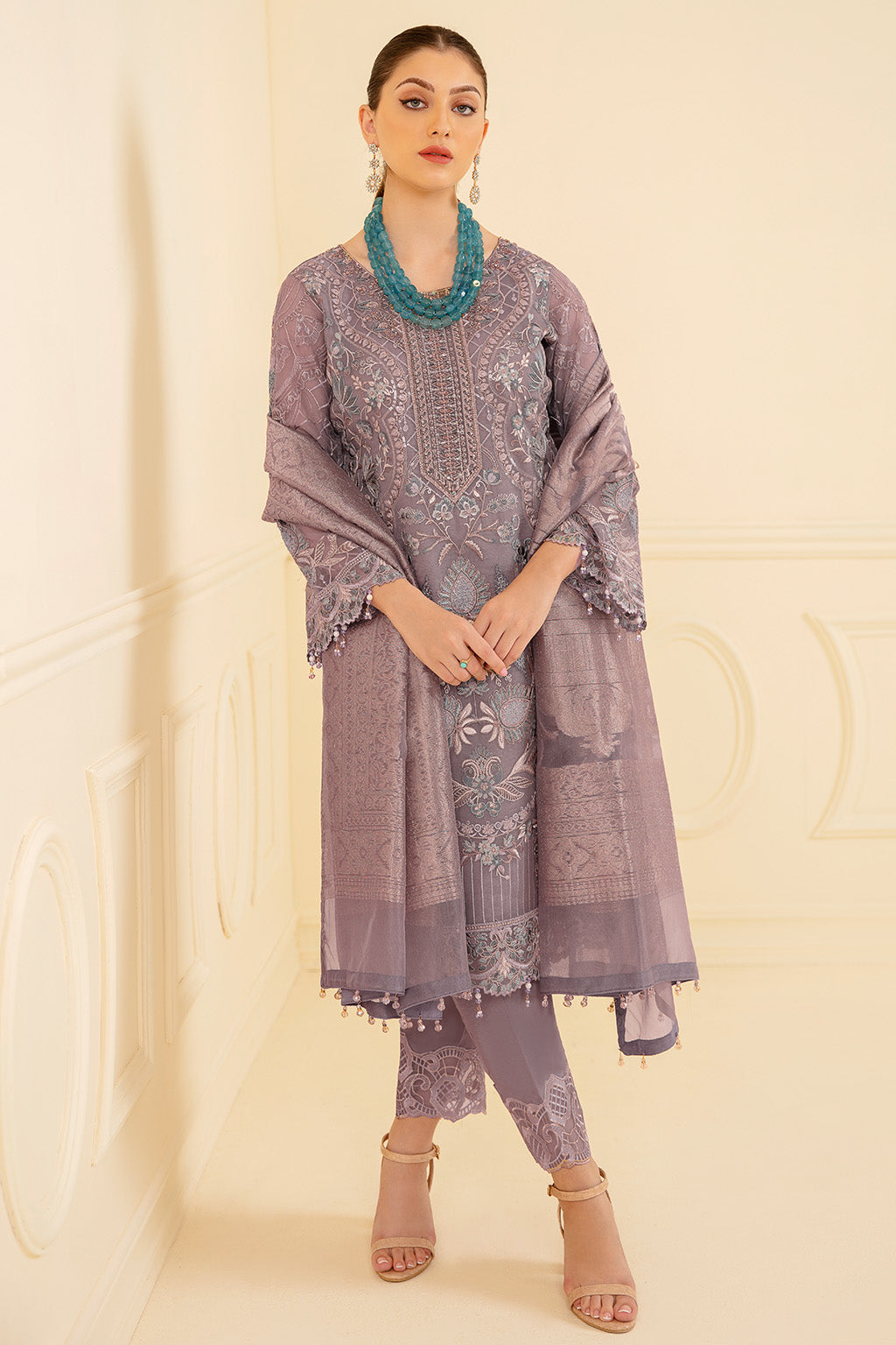 Ramsha | Minhal Organza Collection | M-709 by Ramsha - Designer Dress - Type: Ladies Clothes - Available at Libayah - 100% Original