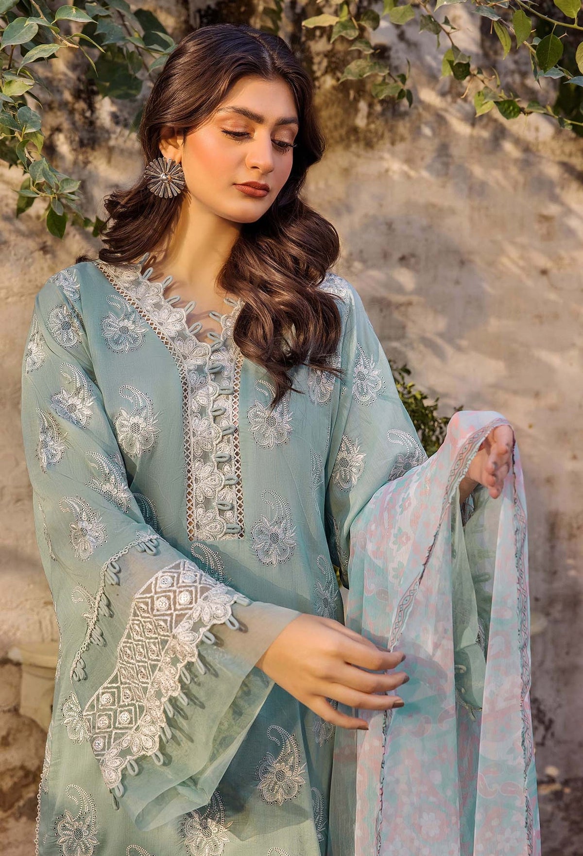 Adans Libas | Inara 25 | CHIKANKARI 4770 by Adans Libas - Designer Dress - Type: Ladies Clothes - Available at Libayah - 100% Original