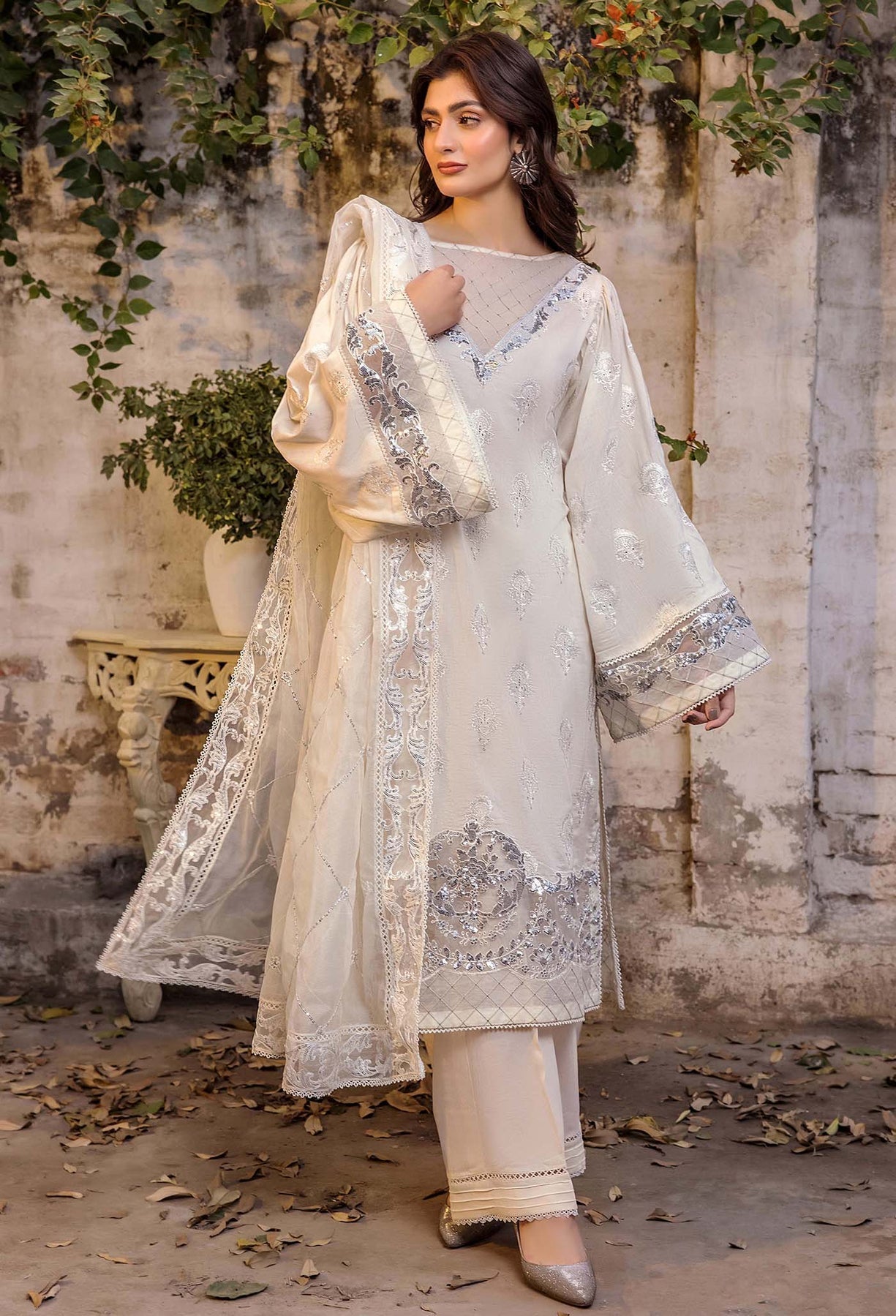 Adans Libas | Chikankari 25 | 4771 by Adans Libas - Designer Dress - Type: Ladies Clothes - Available at Libayah - 100% Original