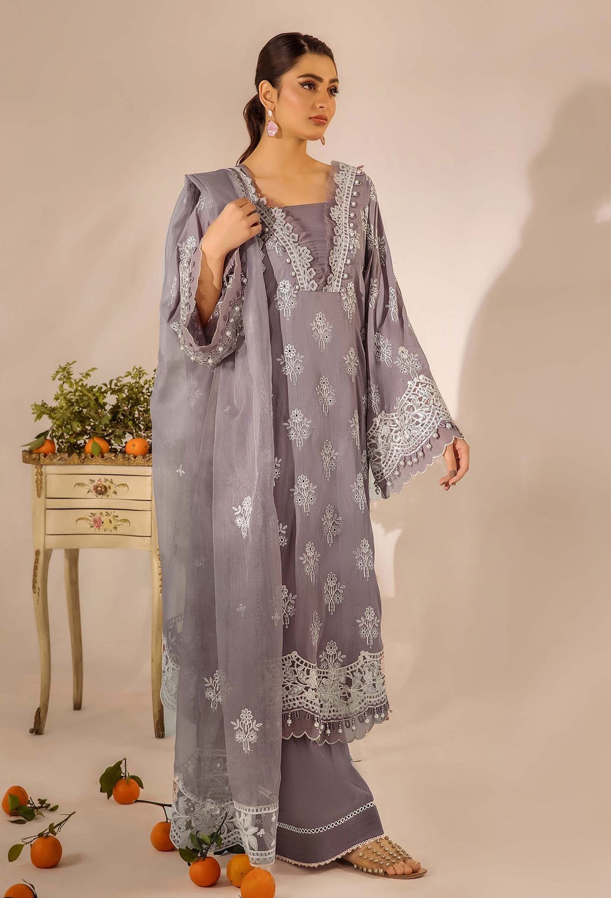 Adans Libas | Chikankari 25 | 4777 by Adans Libas - Designer Dress - Type: Ladies Clothes - Available at Libayah - 100% Original