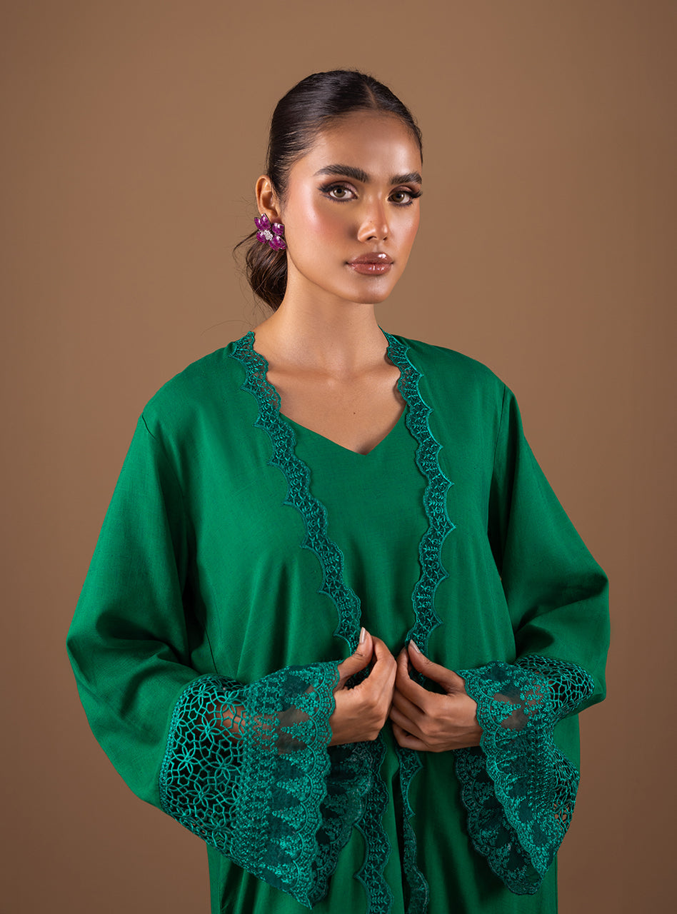 Zainab Chottani | Semi Formals | EMERALD FLAIR by Zainab Chottani - Designer Dress - Type: Formal - Available at Libayah - 100% Original
