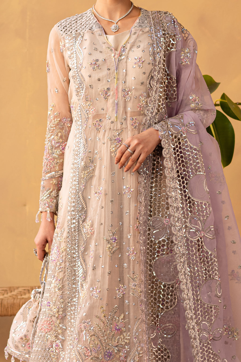 Emaan Adeel | Regalia Luxury Formals | LUNARA by Emaan Adeel - Designer Dress  - Type : Ladies Clothes - Available at Libayah - 100% Original 