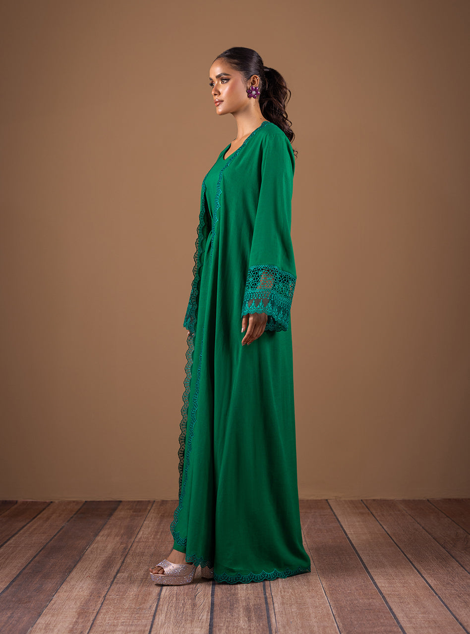 Zainab Chottani | Semi Formals | EMERALD FLAIR by Zainab Chottani - Designer Dress - Type: Formal - Available at Libayah - 100% Original