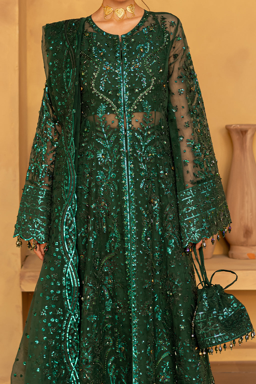 Emaan Adeel | Regalia Luxury Formals | IVYEN by Emaan Adeel - Designer Dress  - Type : Ladies Clothes - Available at Libayah - 100% Original 