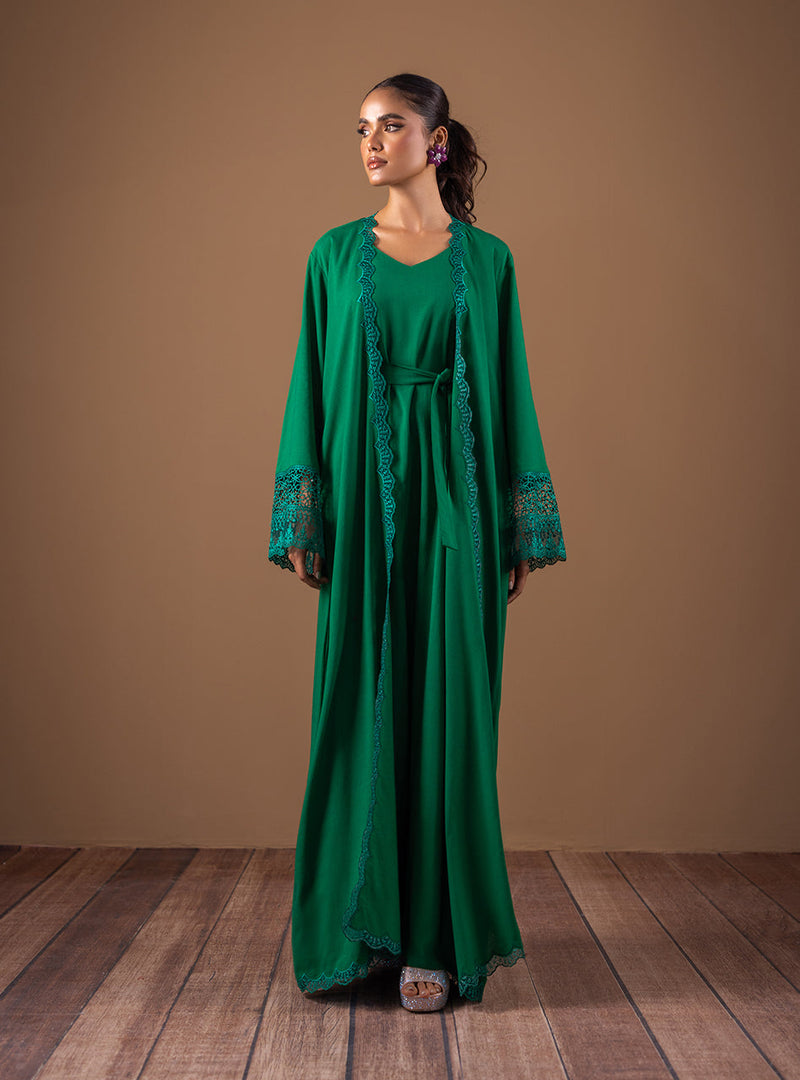 Zainab Chottani | Semi Formals | EMERALD FLAIR by Zainab Chottani - Designer Dress - Type: Formal - Available at Libayah - 100% Original