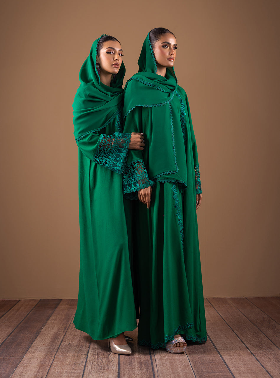 Zainab Chottani | Semi Formals | ETHEREAL EMERALD by Zainab Chottani - Designer Dress - Type: Ladies Clothes - Available at Libayah - 100% Original