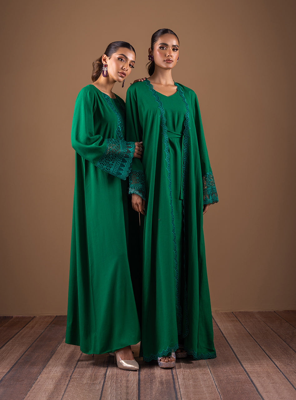 Zainab Chottani | Semi Formals | ETHEREAL EMERALD by Zainab Chottani - Designer Dress - Type: Ladies Clothes - Available at Libayah - 100% Original
