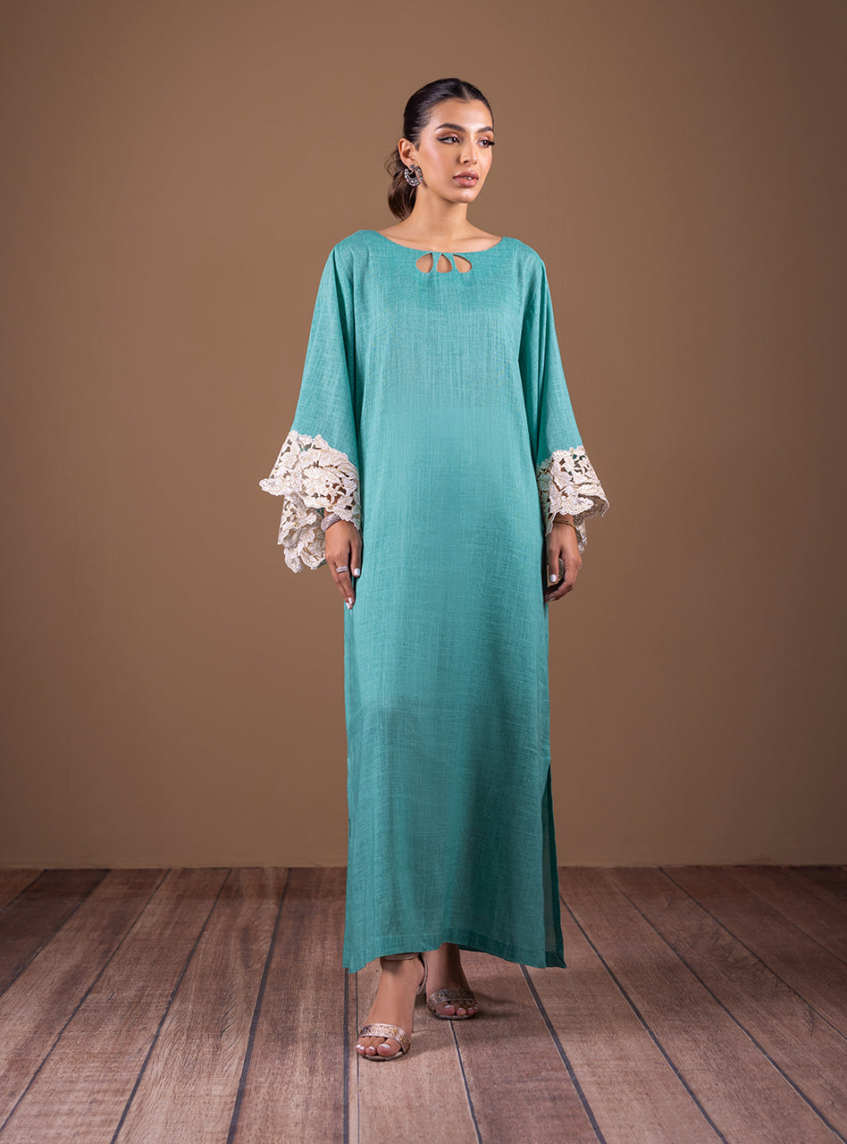 Zainab Chottani | Semi Formals | BLUE BLOSSOM by Zainab Chottani - Designer Dress - Type: Ladies Clothes - Available at Libayah - 100% Original