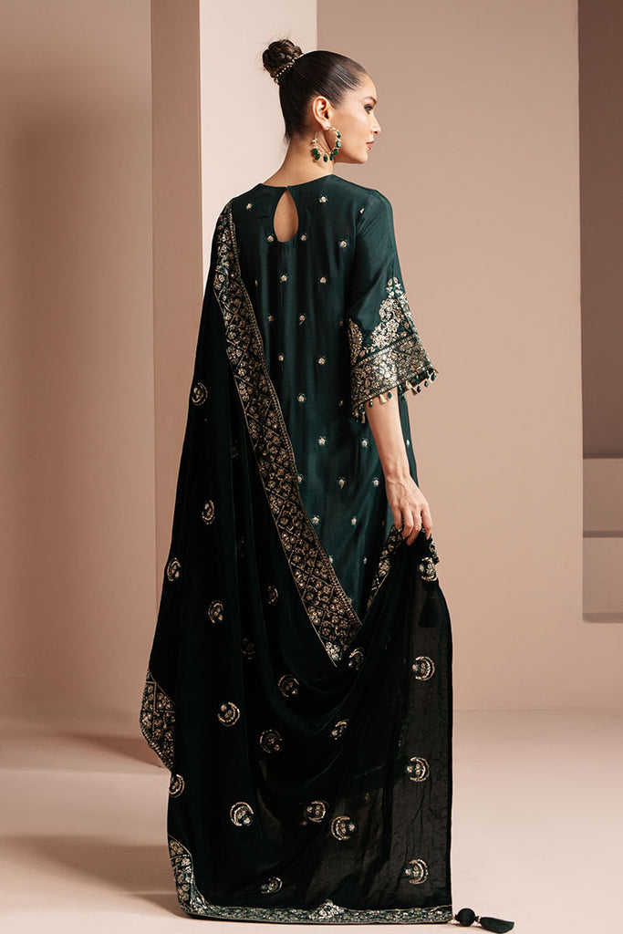 Cross Stitch | Luxe Atelier 25 | EMERALD GRACE by Cross Stitch - Designer Dress - Type: Ladies Clothes - Available at Libayah - 100% Original