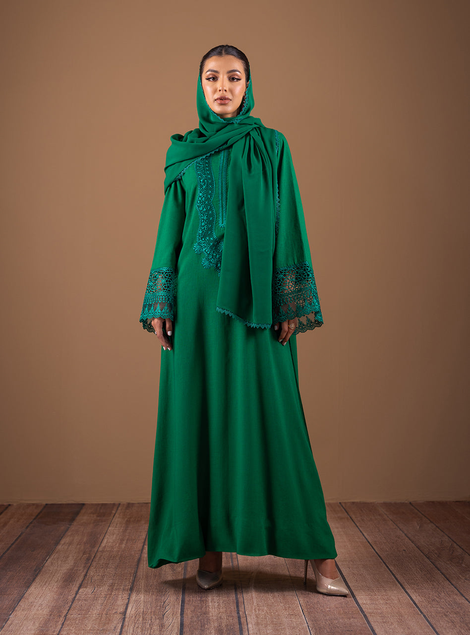Zainab Chottani | Semi Formals | ETHEREAL EMERALD by Zainab Chottani - Designer Dress - Type: Ladies Clothes - Available at Libayah - 100% Original