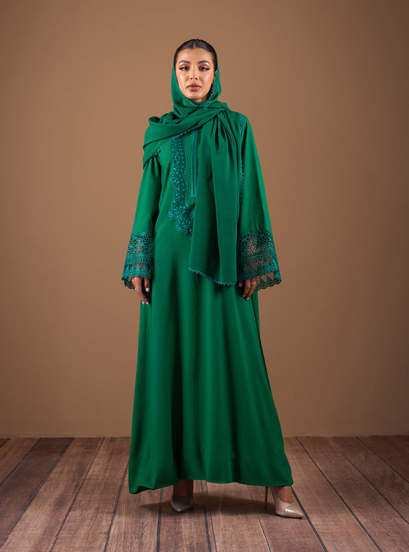 Zainab Chottani | Semi Formals | ETHEREAL EMERALD by Zainab Chottani - Designer Dress - Type: Ladies Clothes - Available at Libayah - 100% Original