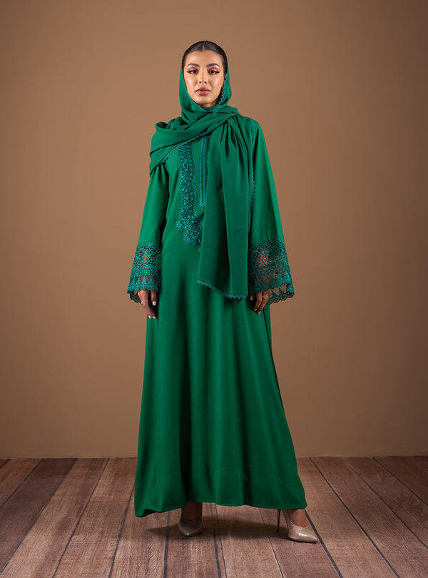 Ethereal Emerald – authentic Pakistani formal dress from the Zainab Chottani The Kaftan Edit collection for women in the UK