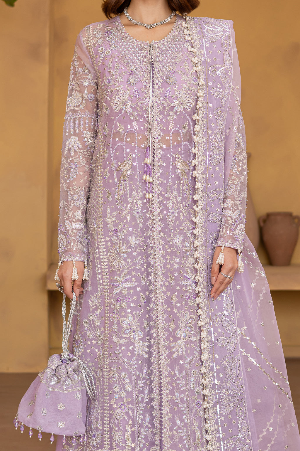 Emaan Adeel | Regalia Luxury Formals | AETHER by Emaan Adeel - Designer Dress  - Type : Ladies Clothes - Available at Libayah - 100% Original 