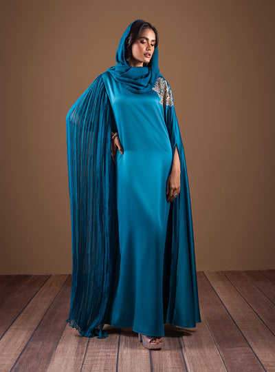 Zainab Chottani | The Kaftan Edit | Teal Waves