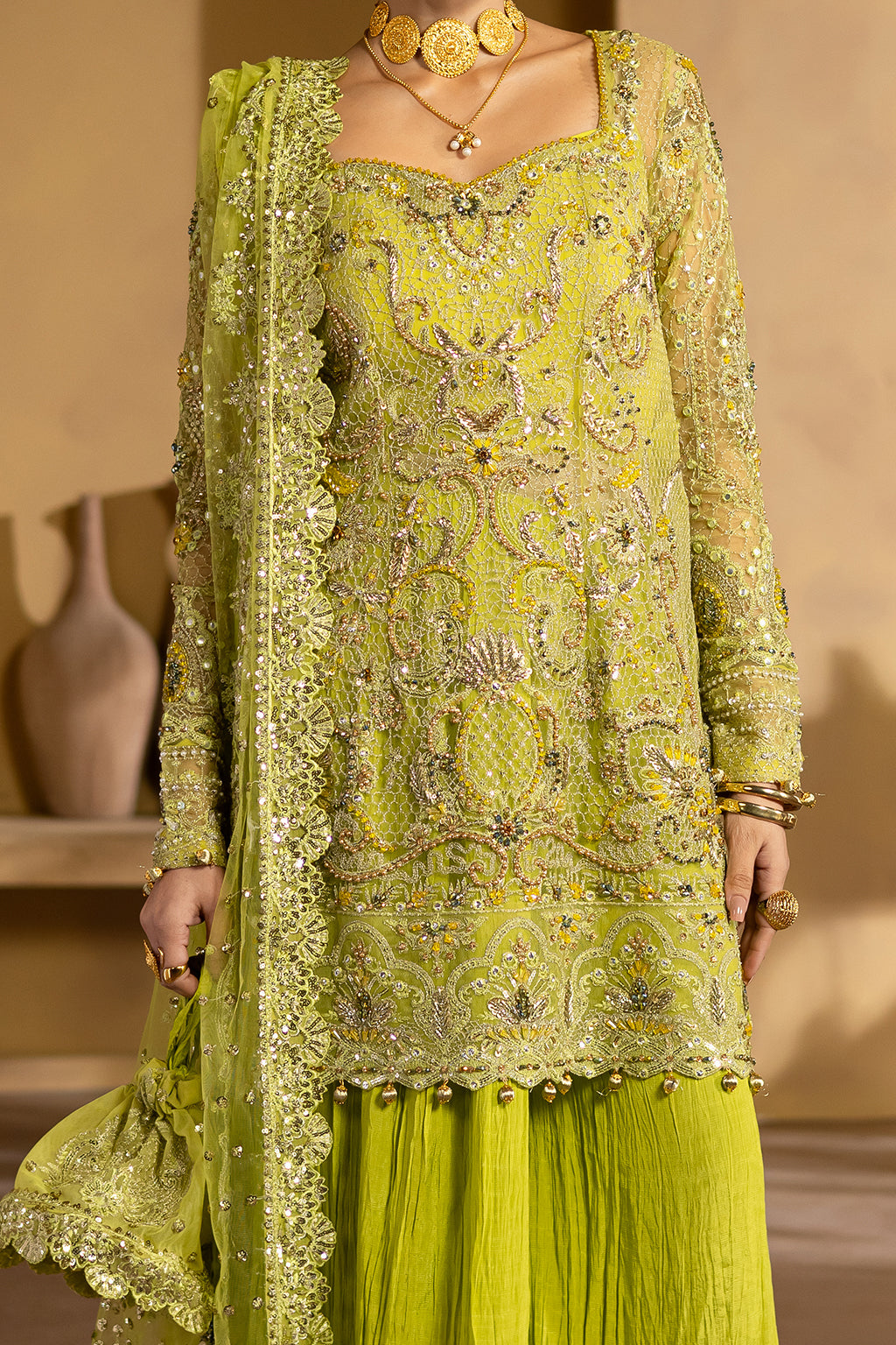 Emaan Adeel | Regalia Luxury Formals | BERYL by Emaan Adeel - Designer Dress  - Type : Ladies Clothes - Available at Libayah - 100% Original 