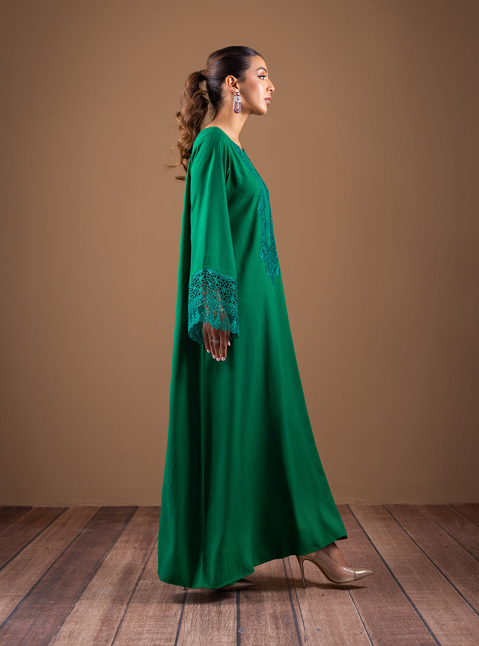 Zainab Chottani | Semi Formals | ETHEREAL EMERALD by Zainab Chottani - Designer Dress - Type: Ladies Clothes - Available at Libayah - 100% Original