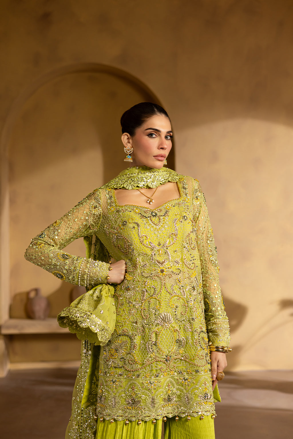 Emaan Adeel | Regalia Luxury Formals | BERYL by Emaan Adeel - Designer Dress  - Type : Ladies Clothes - Available at Libayah - 100% Original 