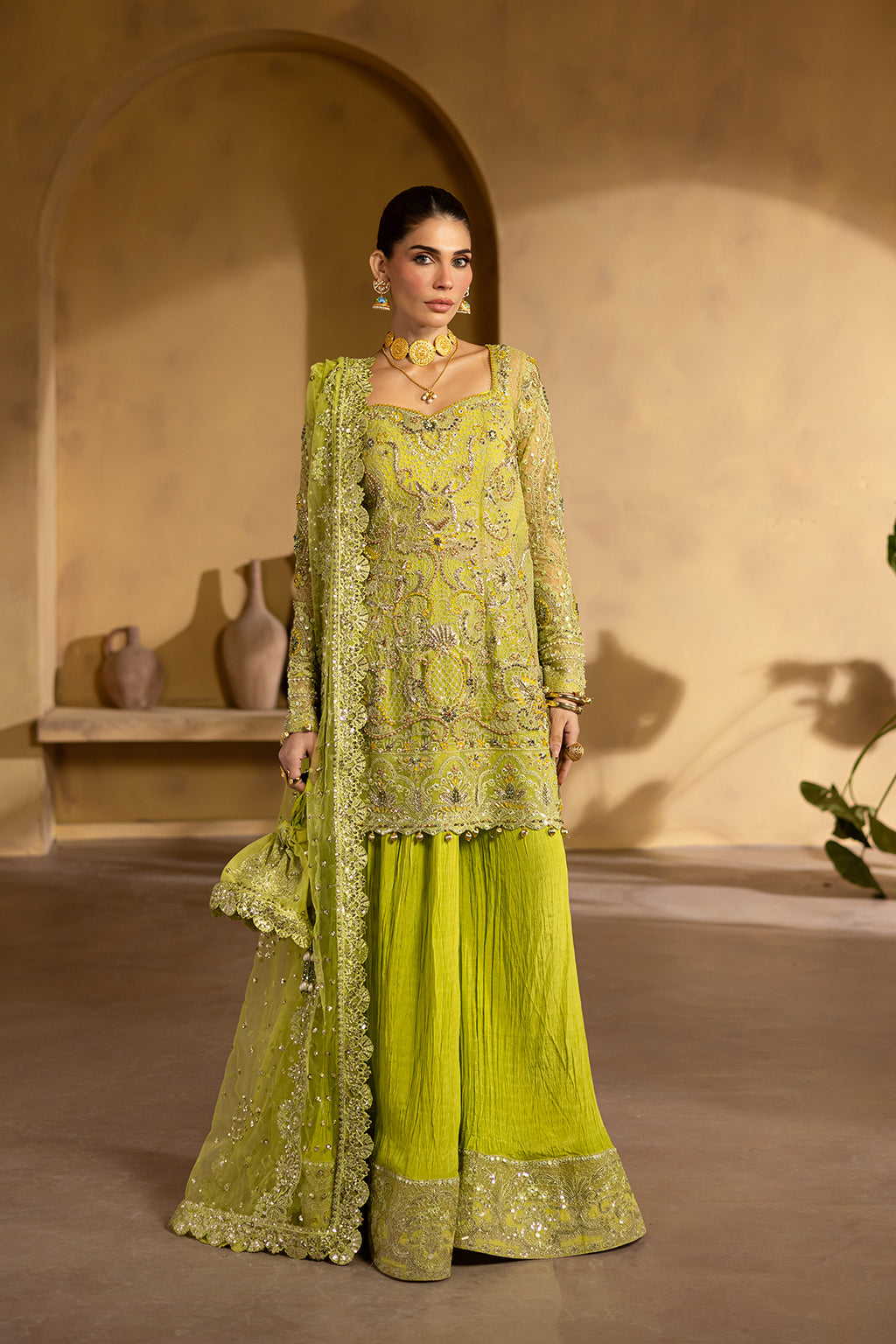 Emaan Adeel | Regalia Luxury Formals | BERYL by Emaan Adeel - Designer Dress  - Type : Ladies Clothes - Available at Libayah - 100% Original 