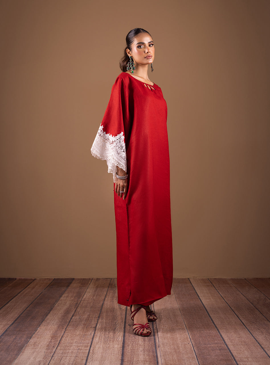 Zainab Chottani | Semi Formals | RADIANT RED by Zainab Chottani - Designer Dress - Type: Ladies Clothes - Available at Libayah - 100% Original