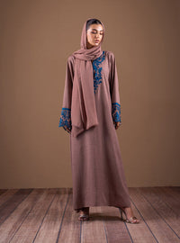 Captivating Coffee – authentic Pakistani formal dress from the Zainab Chottani The Kaftan Edit collection for women in the UK