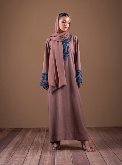 Captivating Coffee – authentic Pakistani formal dress from the Zainab Chottani The Kaftan Edit collection for women in the UK