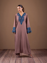 Zainab Chottani | Semi Formals | CAPTIVATING COFFEE by Zainab Chottani - Designer Dress - Type: Ladies Clothes - Available at Libayah - 100% Original