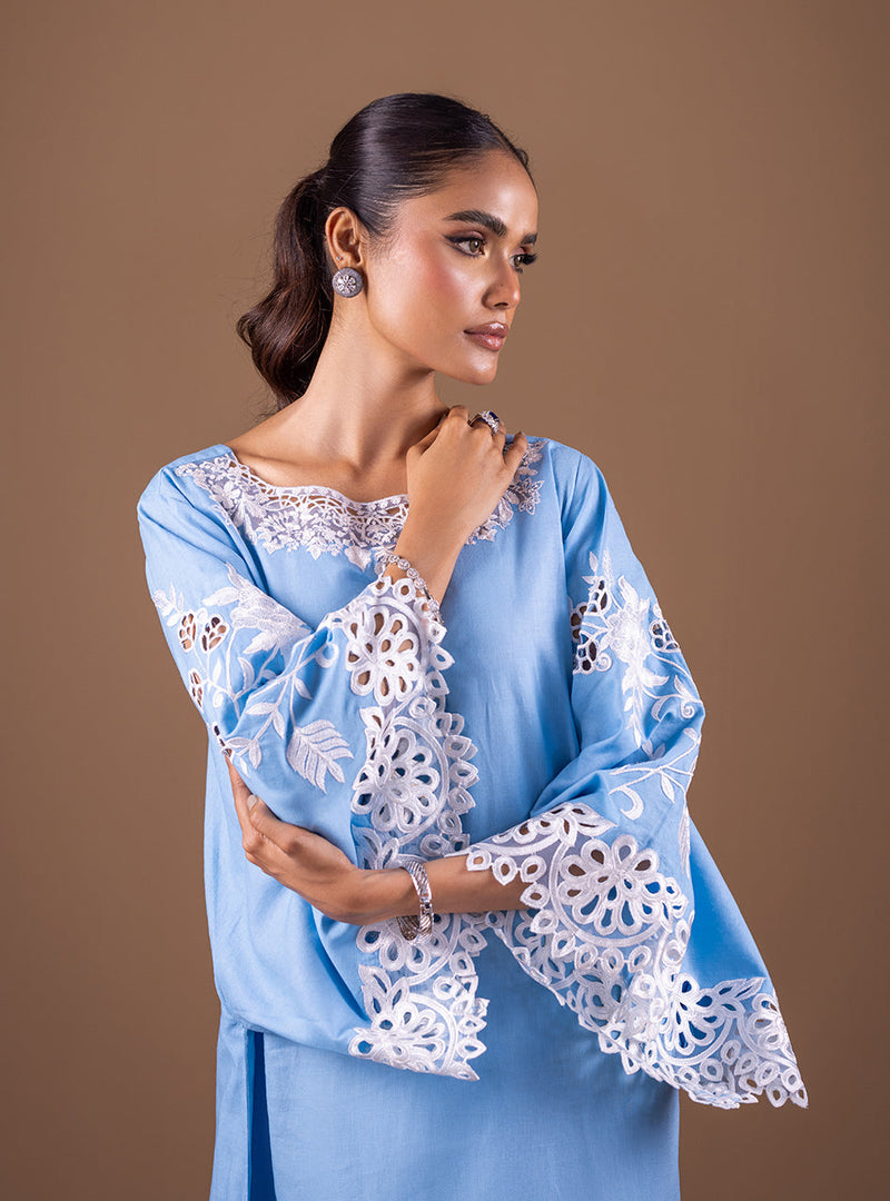 Zainab Chottani | Semi Formals | TIMELESS BLUE by Zainab Chottani - Designer Dress - Type: Formal - Available at Libayah - 100% Original