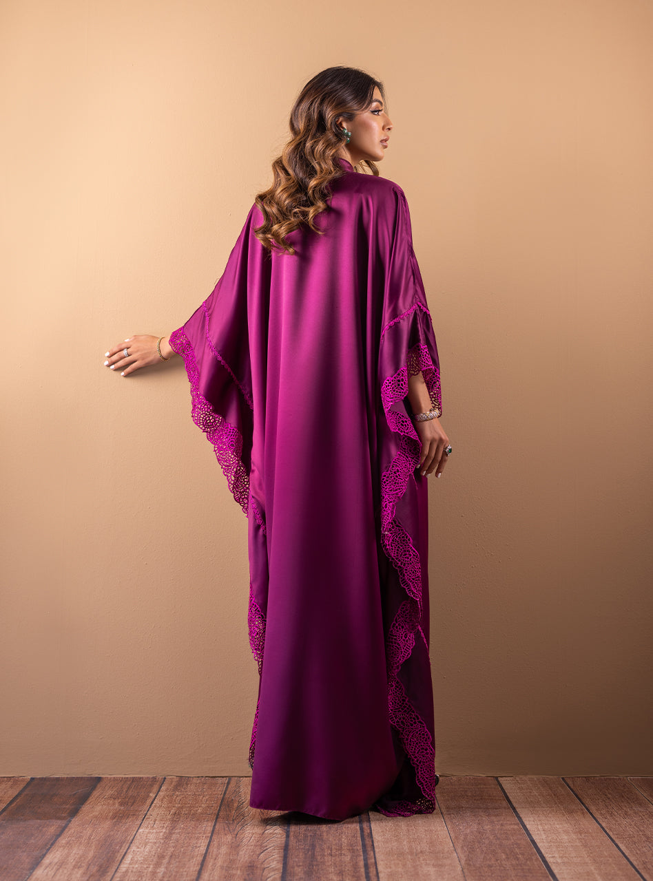Zainab Chottani | Semi Formals | PLUM FLAME by Zainab Chottani - Designer Dress - Type: Ladies Clothes - Available at Libayah - 100% Original
