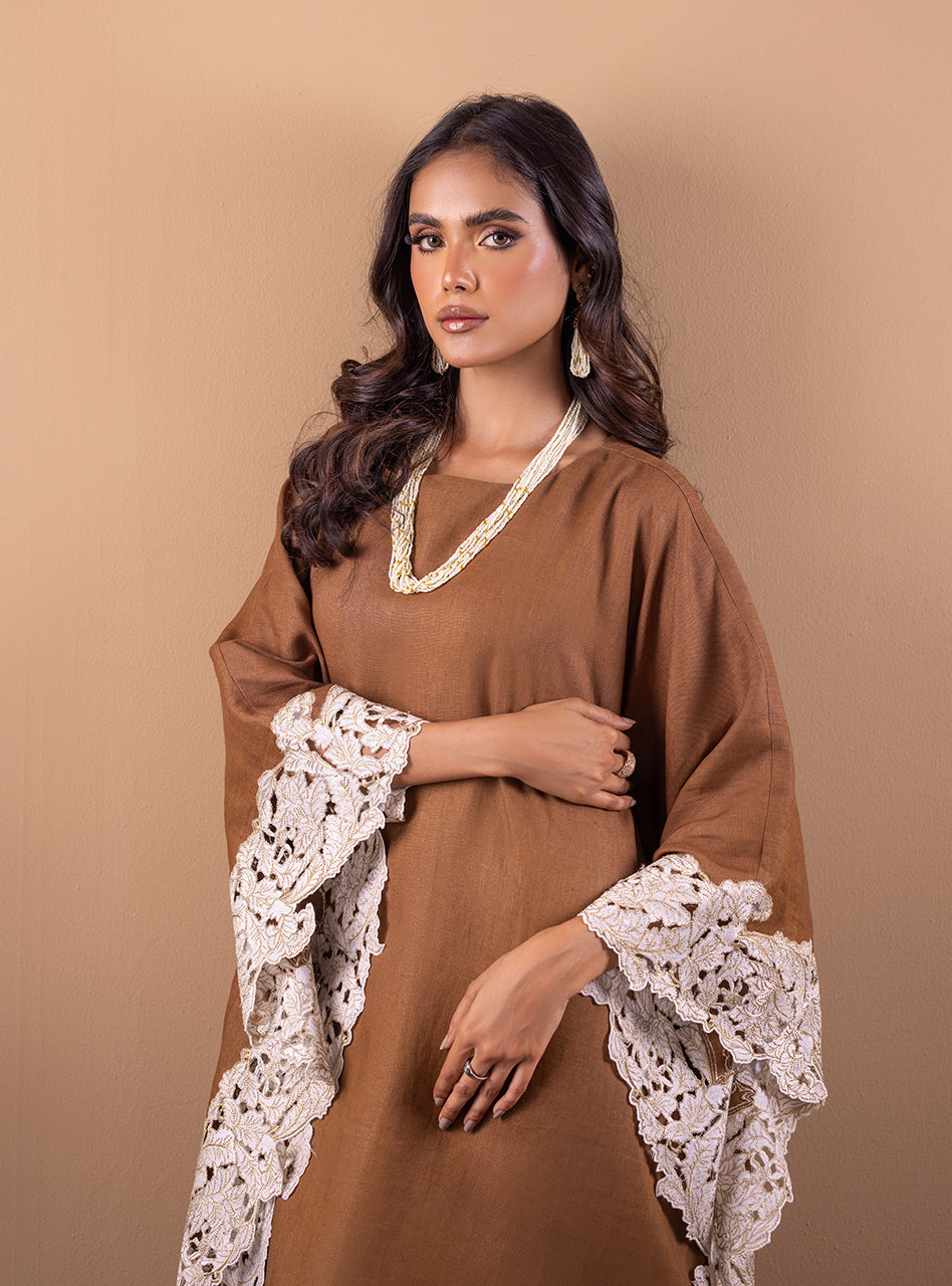 Zainab Chottani | Semi Formals | CINNAMON SAND by Zainab Chottani - Designer Dress - Type: Ladies Clothes - Available at Libayah - 100% Original