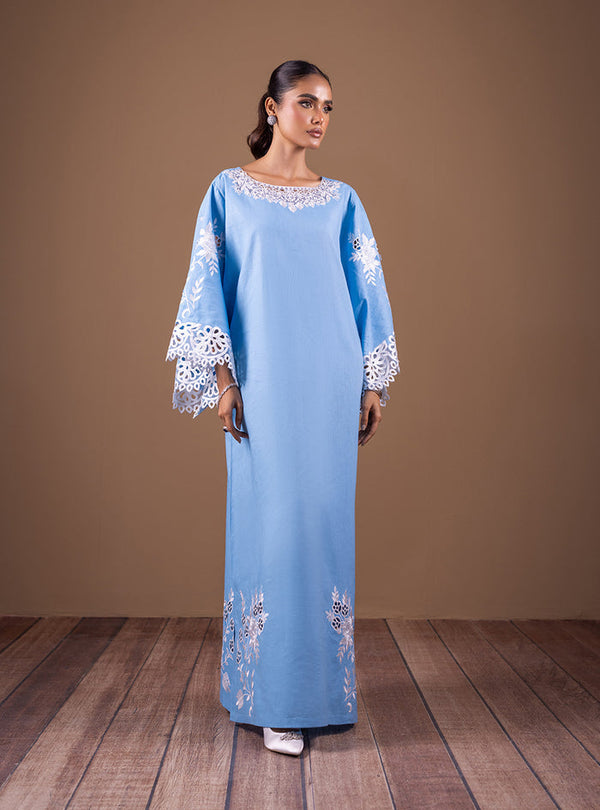Timeless Blue – authentic Pakistani formal dress from the Zainab Chottani The Kaftan Edit collection for women in the UK