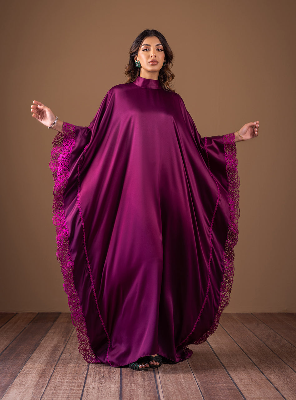 Zainab Chottani | Semi Formals | PLUM FLAME by Zainab Chottani - Designer Dress - Type: Ladies Clothes - Available at Libayah - 100% Original
