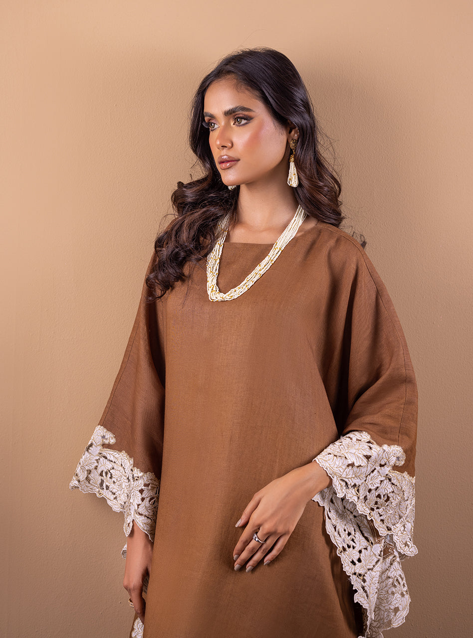 Zainab Chottani | Semi Formals | CINNAMON SAND by Zainab Chottani - Designer Dress - Type: Ladies Clothes - Available at Libayah - 100% Original