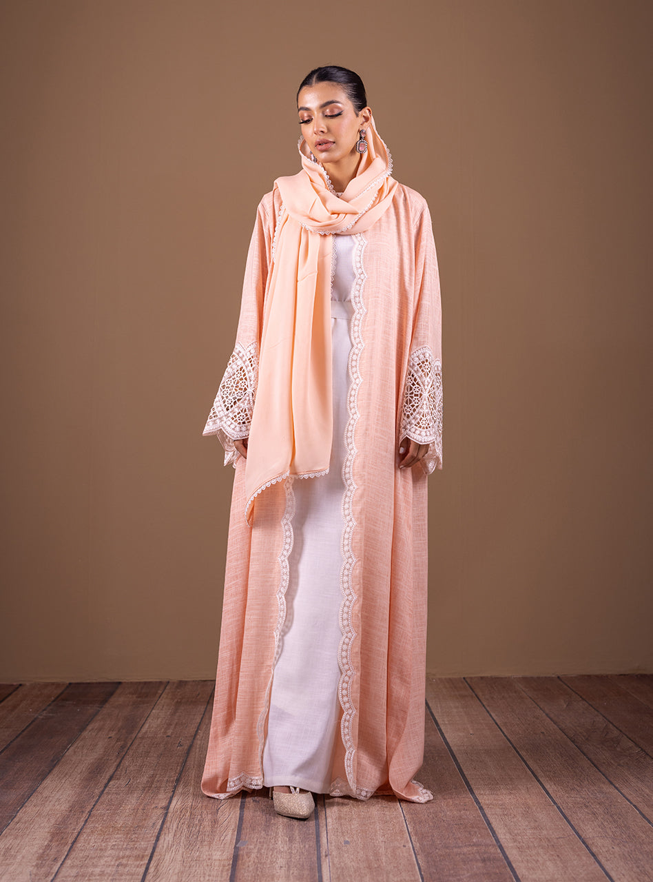 Zainab Chottani | Semi Formals | PEACH OPULENCE by Zainab Chottani - Designer Dress - Type: Ladies Clothes - Available at Libayah - 100% Original
