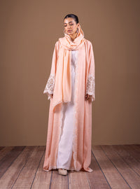 Zainab Chottani | Semi Formals | PEACH OPULENCE by Zainab Chottani - Designer Dress - Type: Ladies Clothes - Available at Libayah - 100% Original